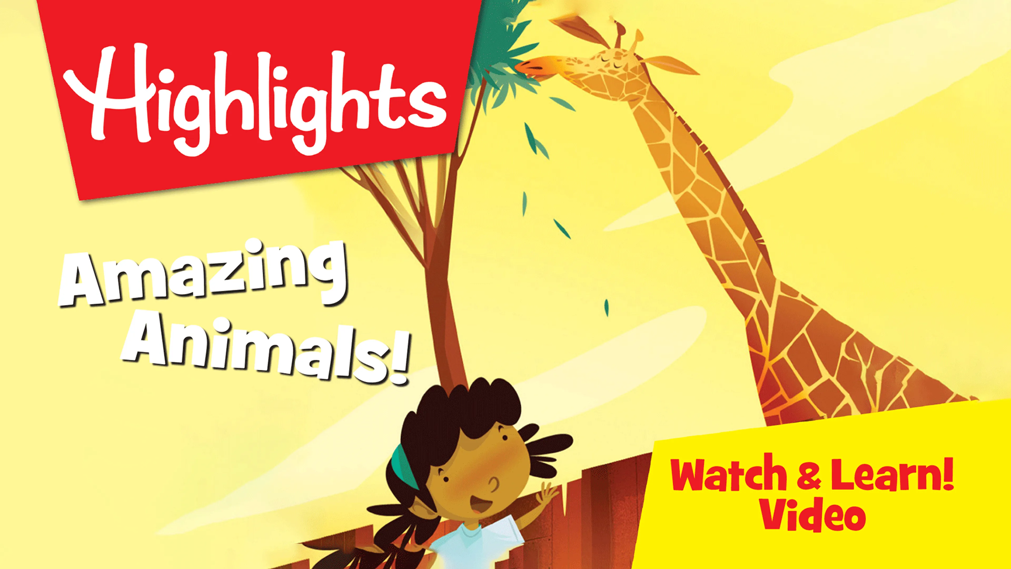 Highlights Watch & Learn!: Amazing Animals! poster